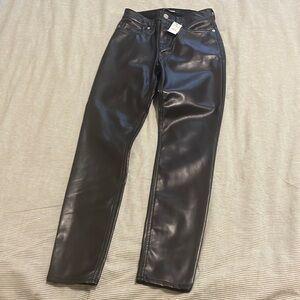 Express Slim Faux Leather Pants